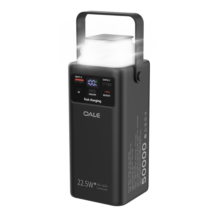 پاوربانک OALE مدل Ipower T50000 ظرفیت 50000 میلی آمپر ساعت اورجینال 22.5W