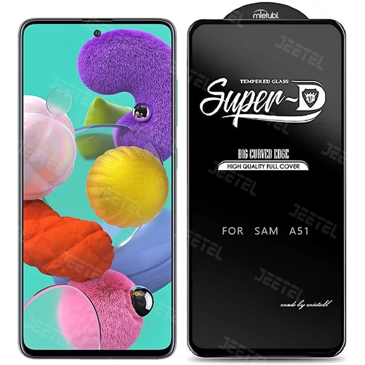 گلس محافظ صفحه نمایش مدل SUPER-D مناسب برای گوشی موبایل سامسونگ Galaxy A51 /A52/A52s /A520FE