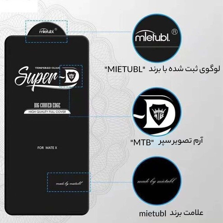 محافظ صفحه نمایش مدل SUPER-D مناسب برای گوشی موبایل اپل iphone 13/13 Pro اورجینال
