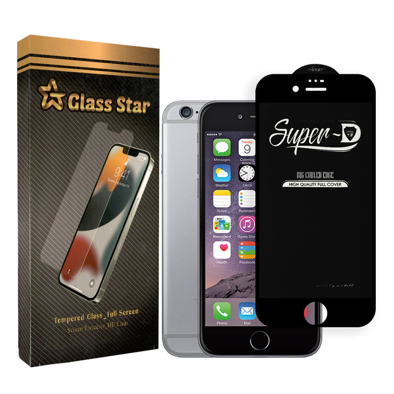 محافظ صفحه نمایش گلس استار مدل STAR-SUPER-D مناسب برای گوشی موبایل اپل iPhone 6/6S