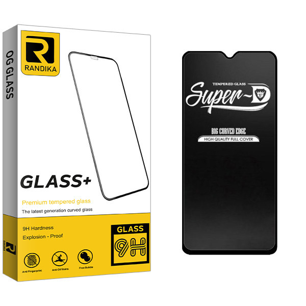 محافظ صفحه نمایش شیشه ای راندیکا مدل Glass Super-D مناسب برای گوشی موبایل شیائومی Redmi 9T