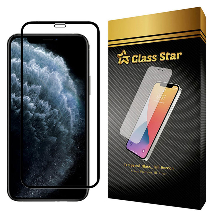 محافظ صفحه نمایش گلس استار مدل FUL مناسب برای گوشی موبایل اپل iPhone 11 Pro