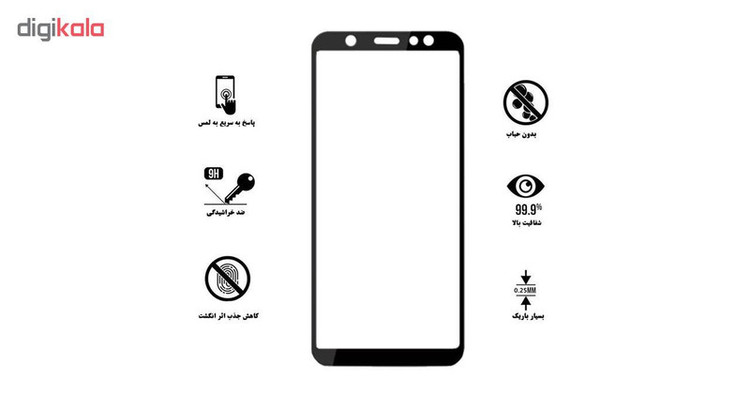 محافظ صفحه نمایش تراستکتور مدل GSS مناسب برای گوشی موبایل سامسونگ Galaxy A6 2018