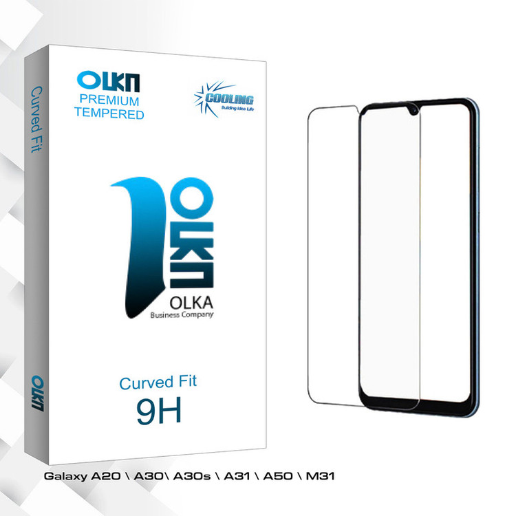 محافظ صفحه نمایش شیشه ای کولینگ مدل Olka Glass مناسب برای گوشی موبایل سامسونگ Galaxy A20 \ A30\ A30s \ A31 \ A50 \ M31