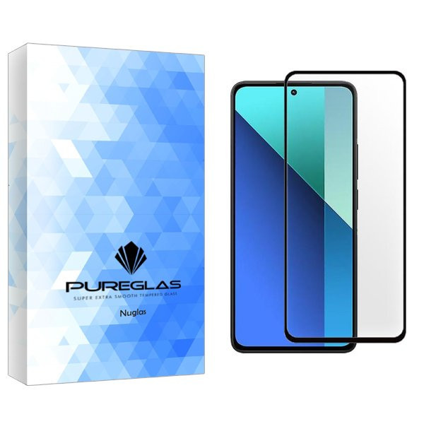 محافظ صفحه نمایش شیشه ای پیور گلس مدل NueGlas FullGlue مناسب برای گوشی موبایل شیائومی Redmi Note 13 Pro 4G