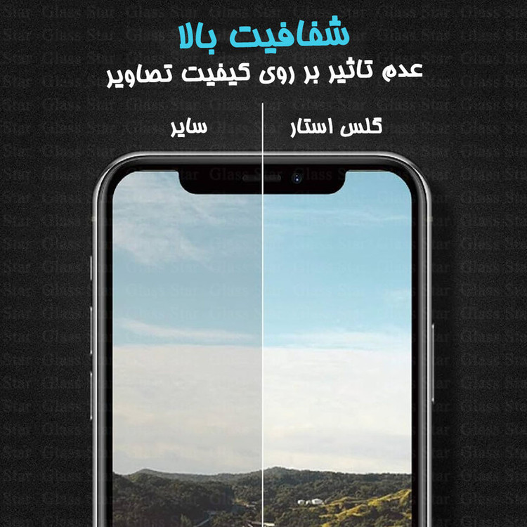 محافظ لنز دوربین گلس استار مدل 3DLNZSLGS مناسب برای گوشی موبایل اپل iPhone 12 Pro