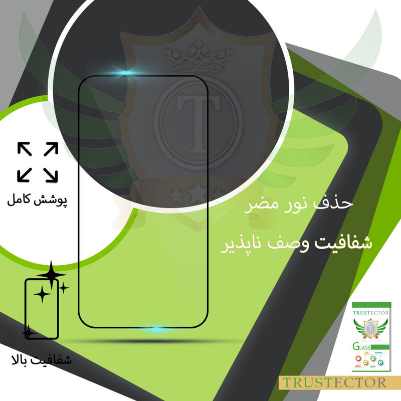 محافظ صفحه نمایش تراستکتور مدل FUL-T مناسب برای گوشی موبایل شیائومی Poco F3