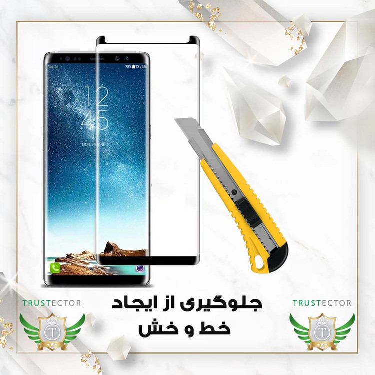 محافظ صفحه نمایش سرامیکی تراستکتور مدل CRMEGTR مناسب برای گوشی موبایل سامسونگ Galaxy S8 / Galaxy S9