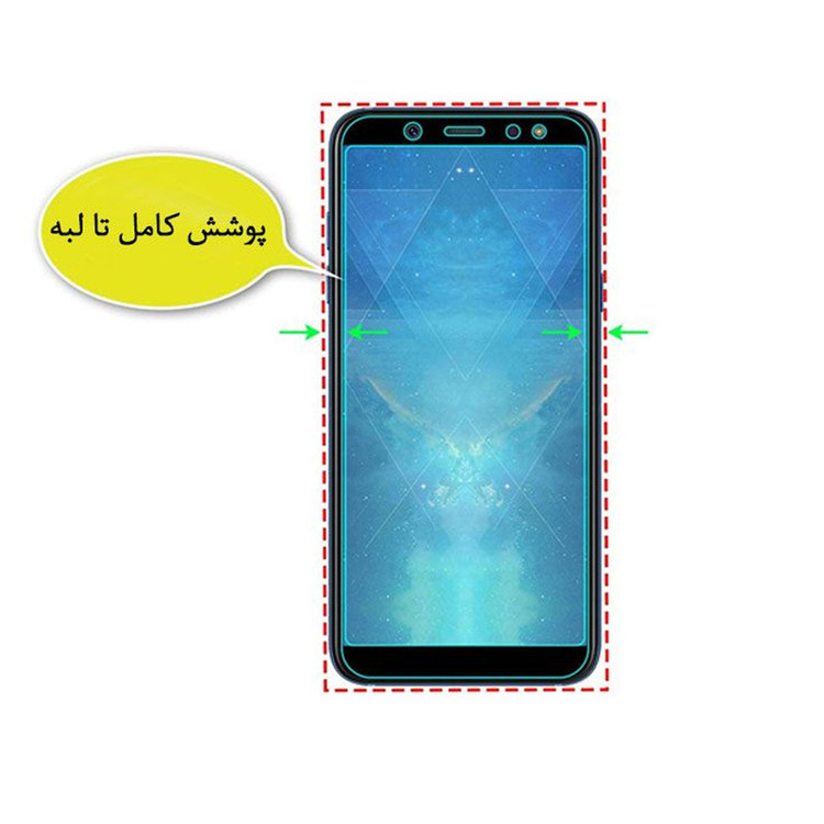 محافظ صفحه نمایش سرامیکی تراستکتور مدل CRM مناسب برای گوشی موبایل سامسونگ Galaxy A6 Plus 2018