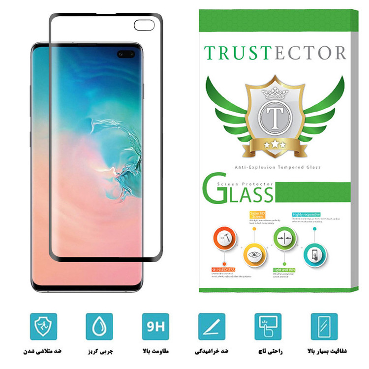 محافظ صفحه نمایش سرامیکی تراستکتور مدل CRA مناسب برای گوشی موبایل سامسونگ Galaxy S10 Plus
