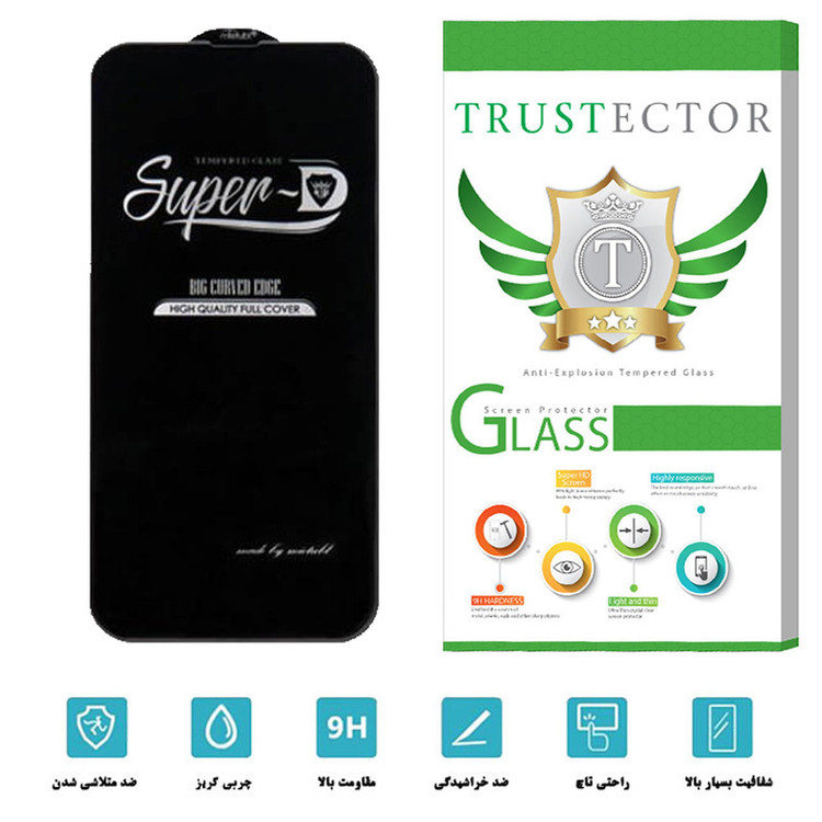محافظ صفحه نمایش تراستکتور مدل SUPERD مناسب برای گوشی موبایل اپل iPhone 13 mini