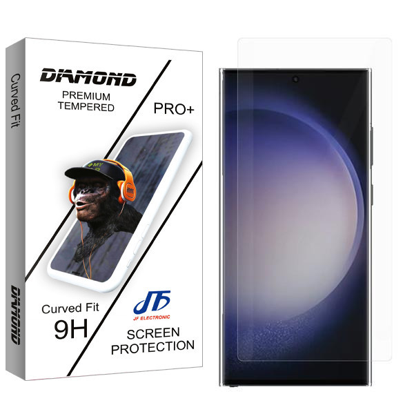 محافظ صفحه نمایش جی اف مدل Diamond S22 uv مناسب برای گوشی موبایل سامسونگ Galaxy S23 Ultra