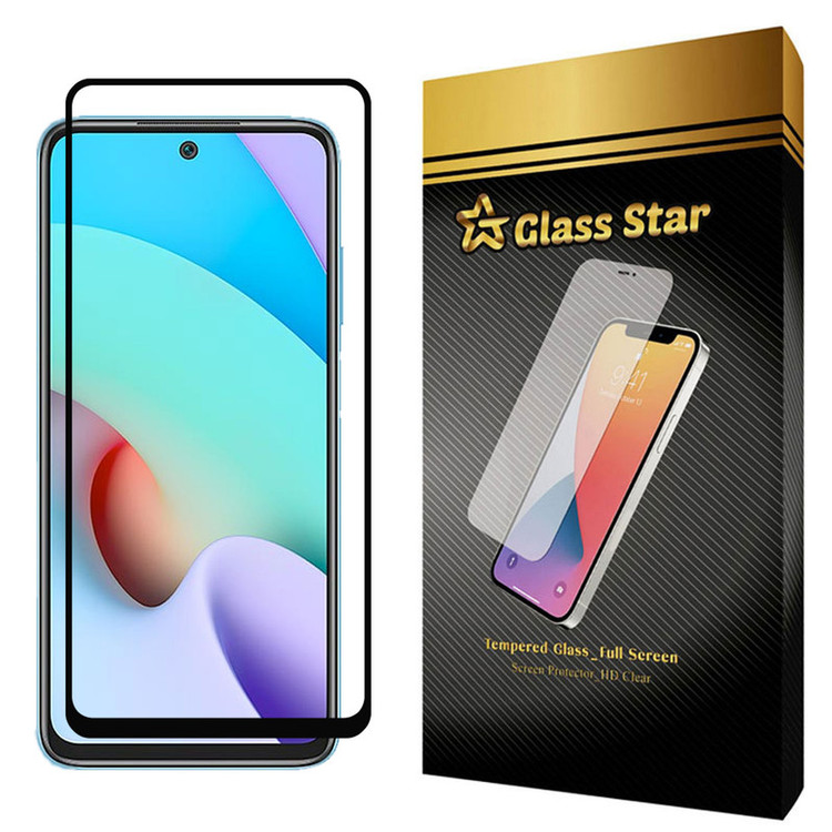 محافظ صفحه نمایش گلس استار مدل FULL مناسب برای گوشی موبایل شیائومی Redmi 10