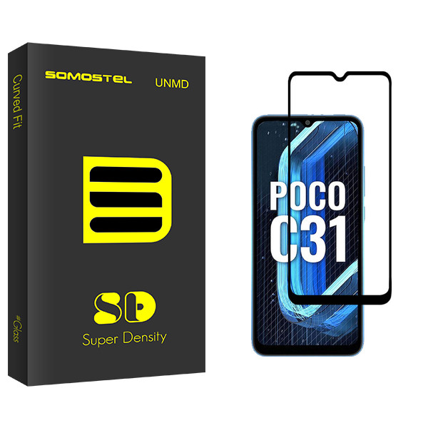 محافظ صفحه نمایش شیشه ای سوماستل مدل SD Glass مناسب برای گوشی موبایل شیائومی Poco C31