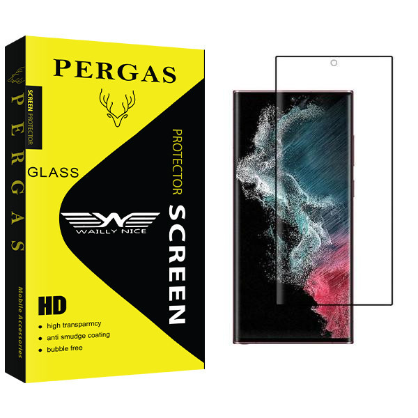 محافظ صفحه نمایش سرامیکی وایلی نایس مدل Pergas S22 مناسب برای گوشی موبایل سامسونگ Galaxy S22 Ultra 5G