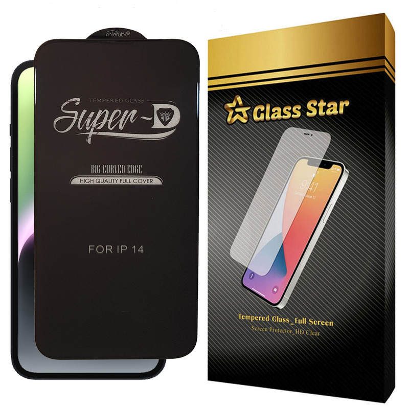 محافظ صفحه نمایش گلس استار مدل superd-ip14 مناسب برای گوشی موبایل اپل iPhone 14