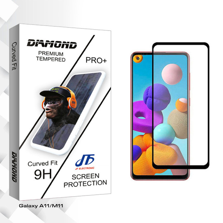 محافظ صفحه نمایش سرامیکی جی اف مدل Diamond glass مناسب برای گوشی موبایل سامسونگ Galaxy A11/M11