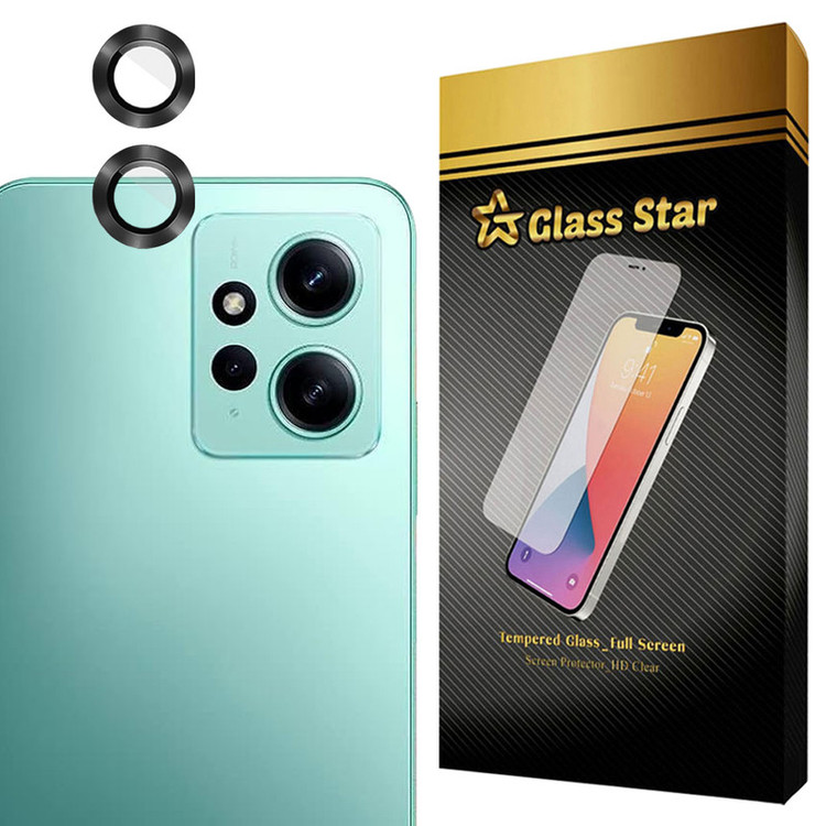 محافظ لنز دوربین فلزی گلس استار مدل GRIN مناسب برای گوشی موبایل شیائومی Redmi Note 12 4G