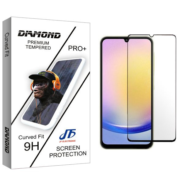 محافظ صفحه نمایش شیشه ای جی اف مدل Diamond مناسب برای گوشی موبایل سامسونگ Galaxy A25