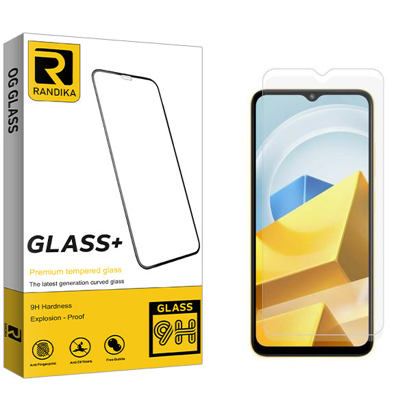 محافظ صفحه نمایش راندیکا مدل RK مناسب برای گوشی موبایل شیائومی Poco M5
