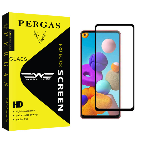 محافظ صفحه نمایش سرامیکی وایلی نایس مدل Pergas Glass مناسب برای گوشی موبایل سامسونگ Galaxy A11/M11