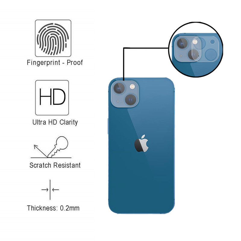 محافظ لنز دوربین گلس استار مدل L3D مناسب برای گوشی موبایل اپل iPhone 13