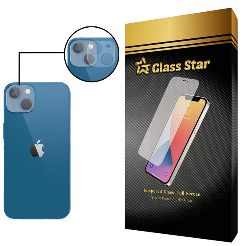 محافظ لنز دوربین گلس استار مدل L3D مناسب برای گوشی موبایل اپل iPhone 13
