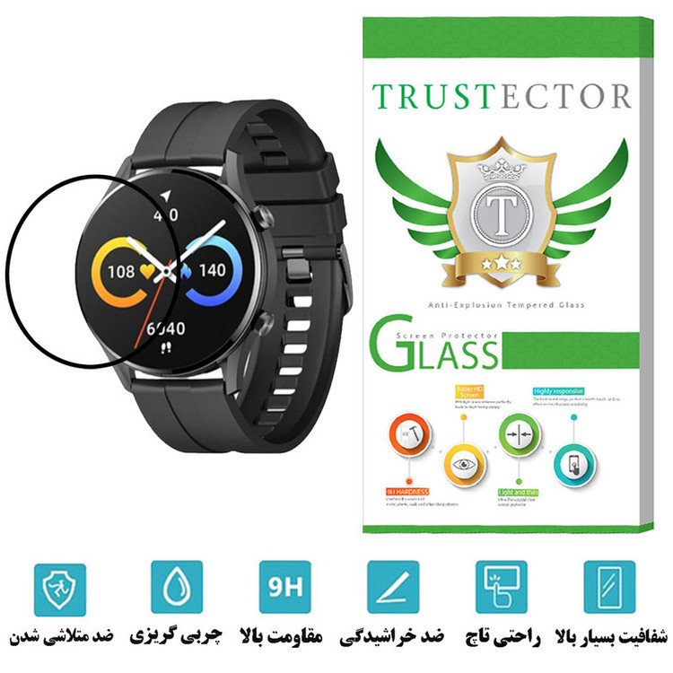 محافظ صفحه نمایش نانو تراستکتور مدل PMB-Glass مناسب برای ساعت هوشمند شیائومی W12