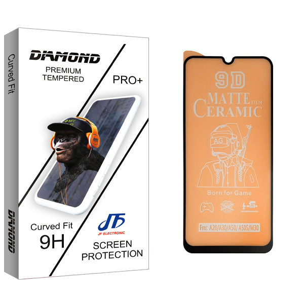 محافظ صفحه نمایش مات جی اف مدل Diamond glass مناسب برای گوشی موبایل سامسونگ Galaxy A20