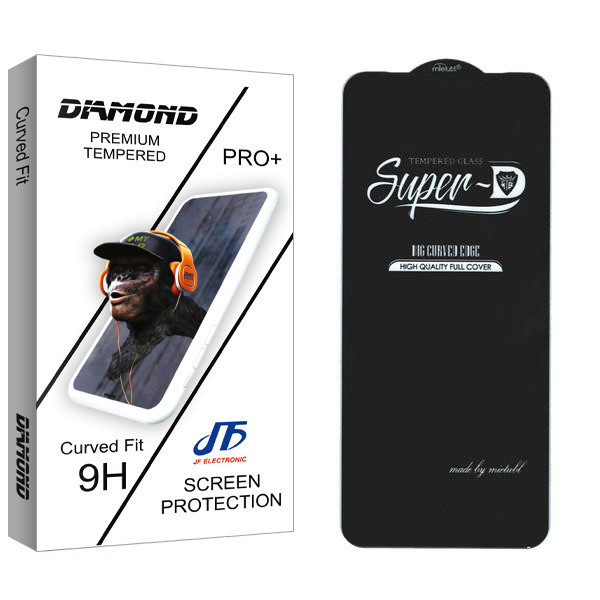 محافظ صفحه نمایش جی اف مدل Diamond SuperD مناسب برای گوشی موبایل شیائومی Poco C40