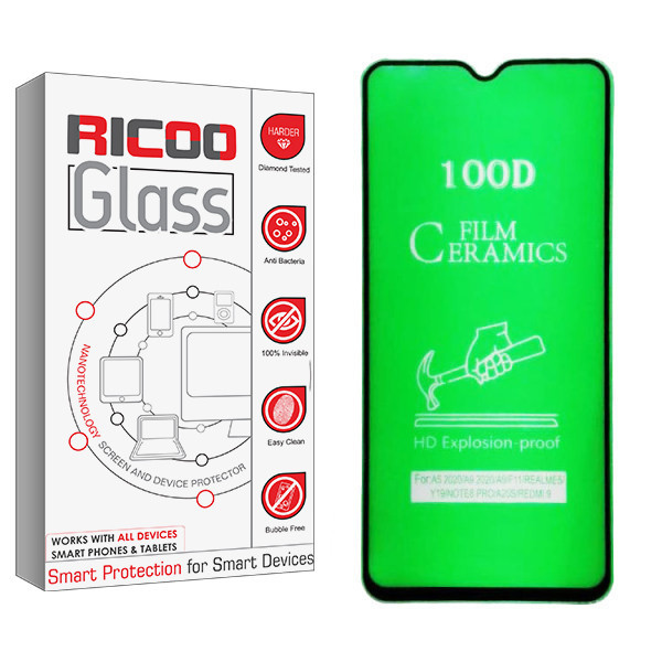 محافظ صفحه نمایش سرامیکی ریکوو مدل +HD مناسب برای گوشی موبایل سامسونگ Galaxy A20/ A30 / A30s / A50