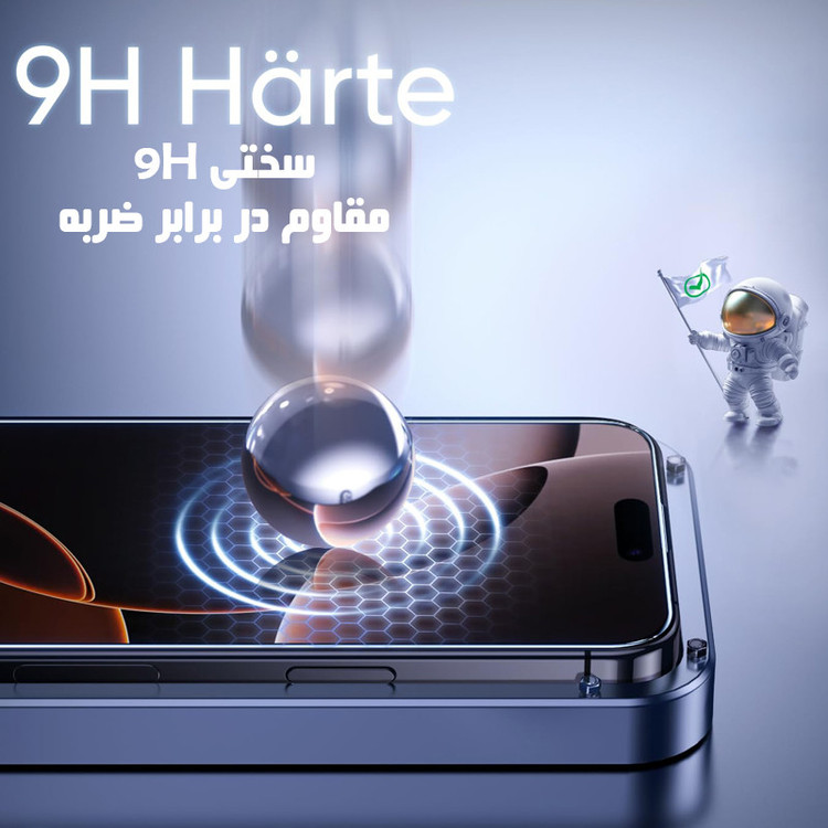 محافظ صفحه نمایش فورس گلس مدل SPACESTATIC مناسب برای گوشی موبایل شیائومی Poco F5 Pro 5G
