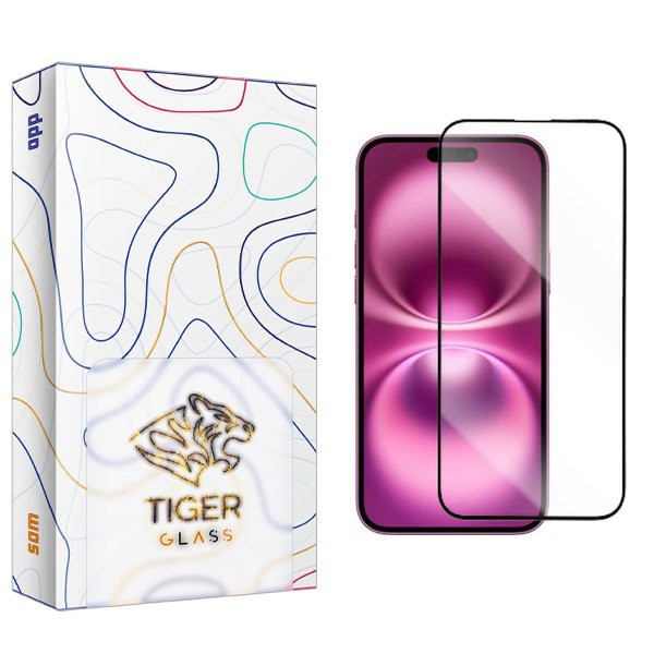 محافظ صفحه نمایش تایگر گلس مدل APL2newpkg مناسب برای گوشی موبایل اپل iPhone 16