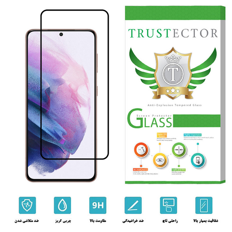 محافظ صفحه نمایش سرامیکی تراستکتور مدل CRM مناسب برای گوشی موبایل سامسونگ Galaxy S21 5G