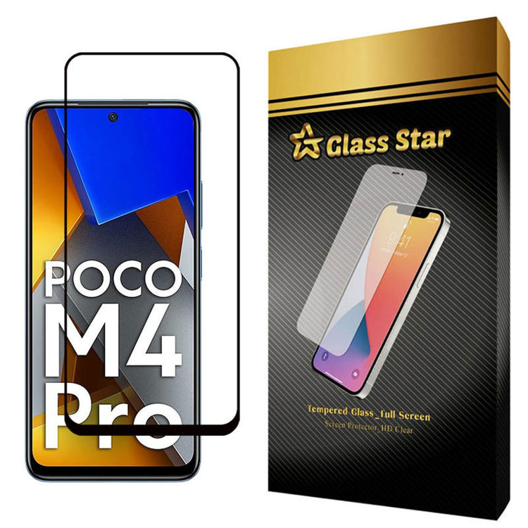 محافظ صفحه نمایش سرامیکی گلس استار مدل CRGA-Glass مناسب برای گوشی موبایل شیائومی Poco M4 Pro 4G