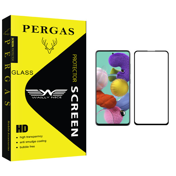 محافظ صفحه نمایش وایلی نایس مدل Pergas Glass مناسب برای گوشی موبایل سامسونگ Galaxy A51