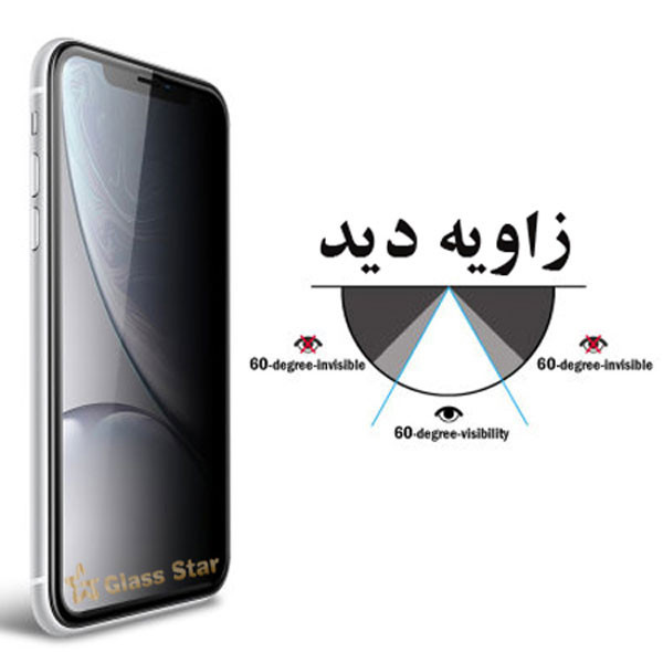 محافظ صفحه نمایش حریم شخصی گلس استار مدل PFGA مناسب برای گوشی موبایل سامسونگ Galaxy M52 5G