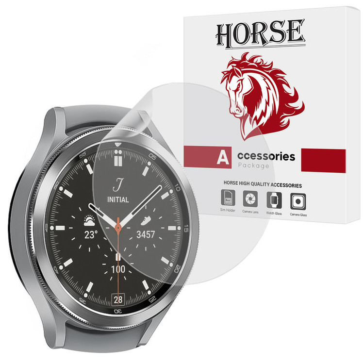 محافظ صفحه نمایش هورس مدل NNOH20 مناسب برای ساعت هوشمند سامسونگ Galaxy Watch 4 Classic 42 mm / Galaxy Watch Classic SM-R880
