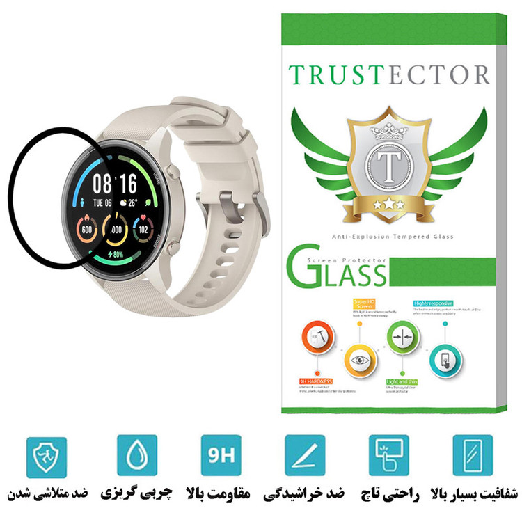محافظ صفحه نمایش تراستکتور مدل PMMA مناسب برای ساعت هوشمند شیائومی Mi Watch Color