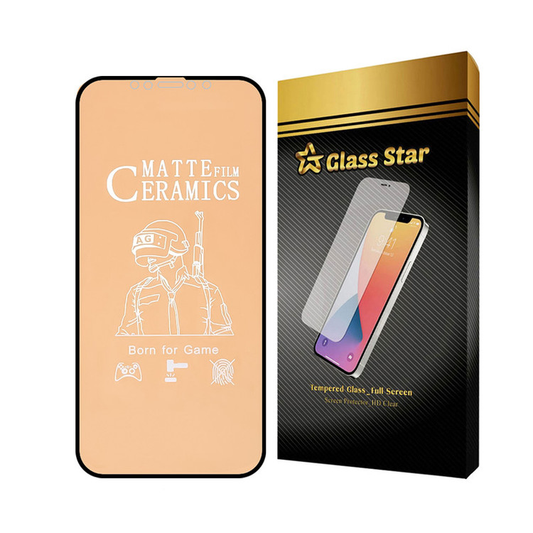 محافظ صفحه نمایش سرامیکی مات گلس استار مدل CERAMICG مناسب برای گوشی موبایل اپل iPhone 12 Pro / iPhone 12