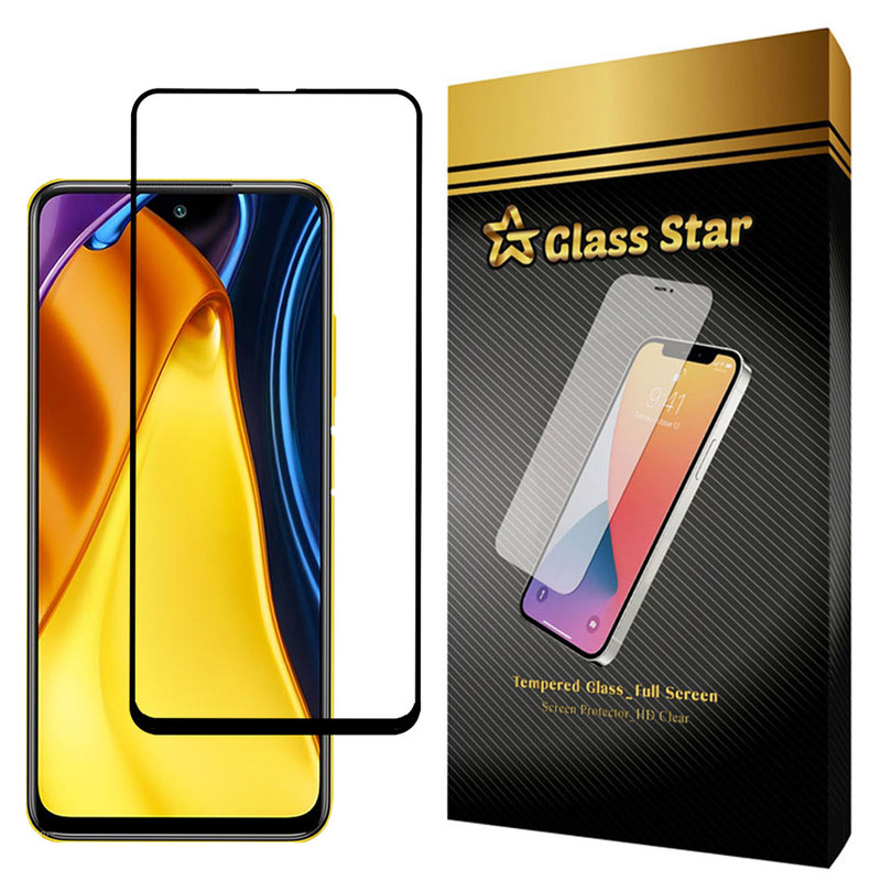 محافظ صفحه نمایش گلس استار مدل FGX مناسب برای گوشی موبایل شیائومی Poco M3 Pro