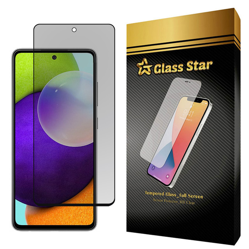 محافظ صفحه نمایش حریم شخصی گلس استار مدل PFG مناسب برای گوشی موبایل سامسونگ Galaxy A52