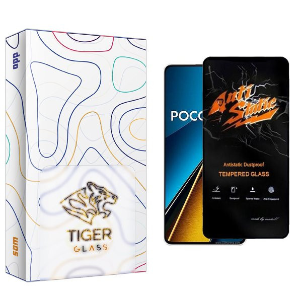 محافظ صفحه نمایش تایگر گلس مدل APL2 Antistatic مناسب برای گوشی موبایل شیائومی Poco X6 5G