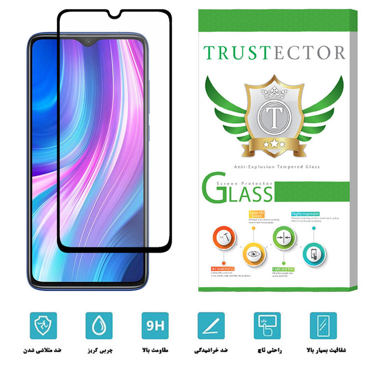 محافظ صفحه نمایش سرامیکی تراستکتور مدل CMA-T مناسب برای گوشی موبایل شیائومی Redmi Note 8 Pro