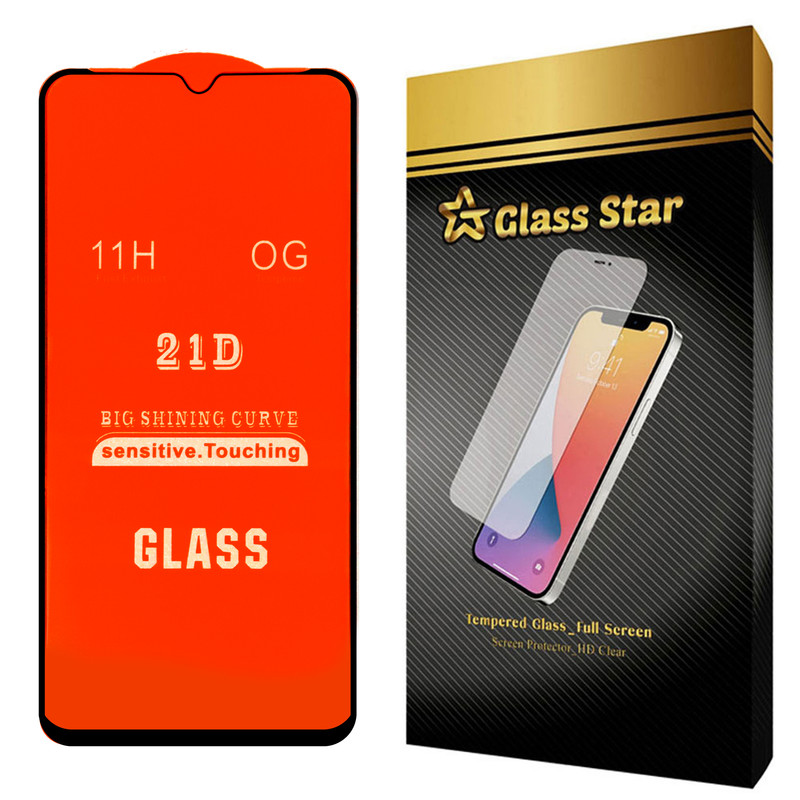 محافظ صفحه نمایش 21D گلس استار مدل FUL مناسب برای گوشی موبایل شیائومی  Redmi 11 Prime