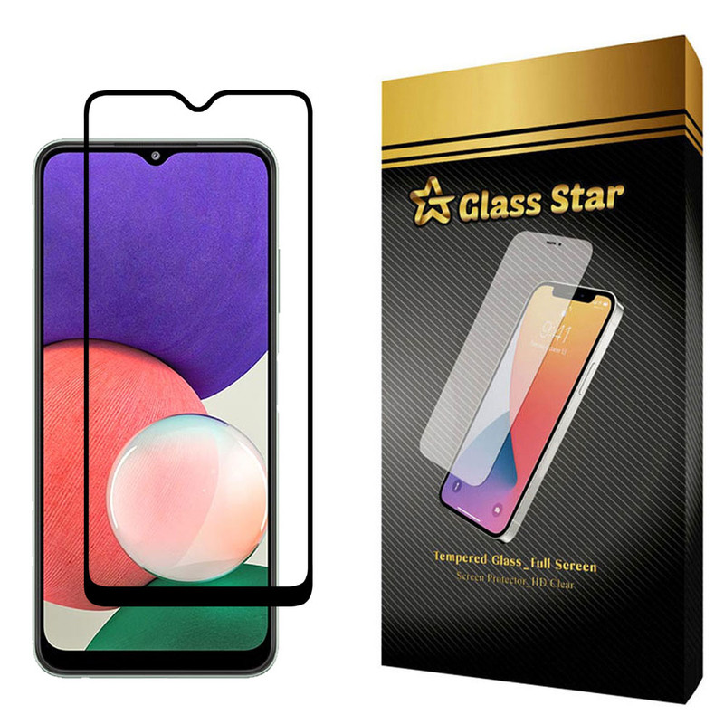 محافظ صفحه نمایش گلس استار مدل FUL مناسب برای گوشی موبایل سامسونگ Galaxy A22