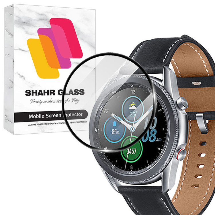 محافظ صفحه نمایش شهر گلس مدل PMBI مناسب برای ساعت هوشمند سامسونگ Galaxy Watch 3 41mm / SM-R855U
