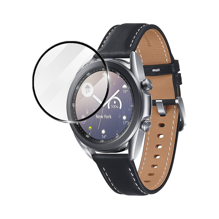 محافظ صفحه نمایش شهر گلس مدل PMBI مناسب برای ساعت هوشمند سامسونگ Galaxy Watch 3 41mm / SM-R855U