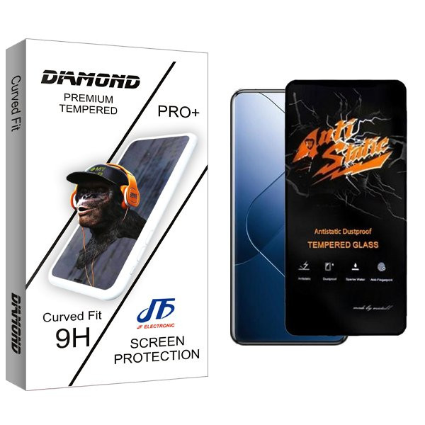 محافظ صفحه نمایش جی اف مدل Diamond2 Antistatic مناسب برای گوشی موبایل شیائومی  Poco M6 Pro