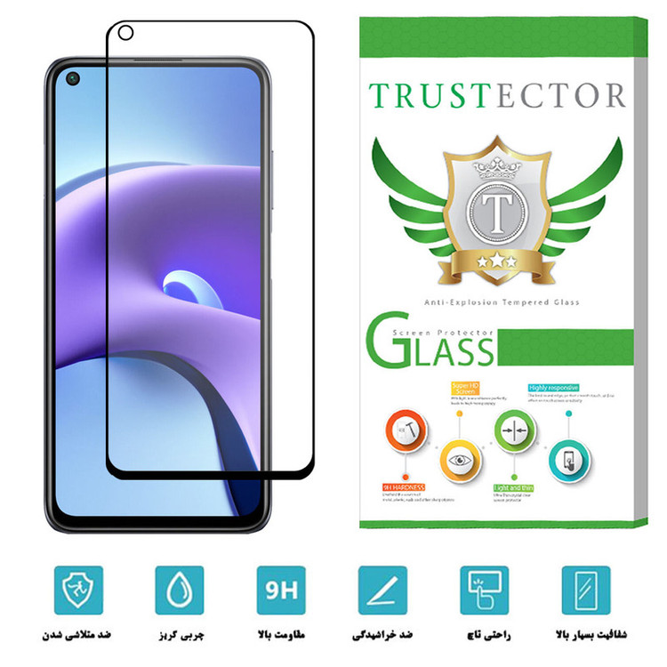 محافظ صفحه نمایش سرامیکی تراستکتور مدل CMT مناسب برای گوشی موبایل شیائومی Redmi Note 9T
